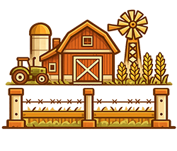 Agricultural-Fence-Icon Agricultural Fence
