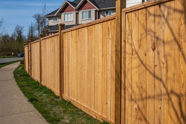 Commercial Wood Fence